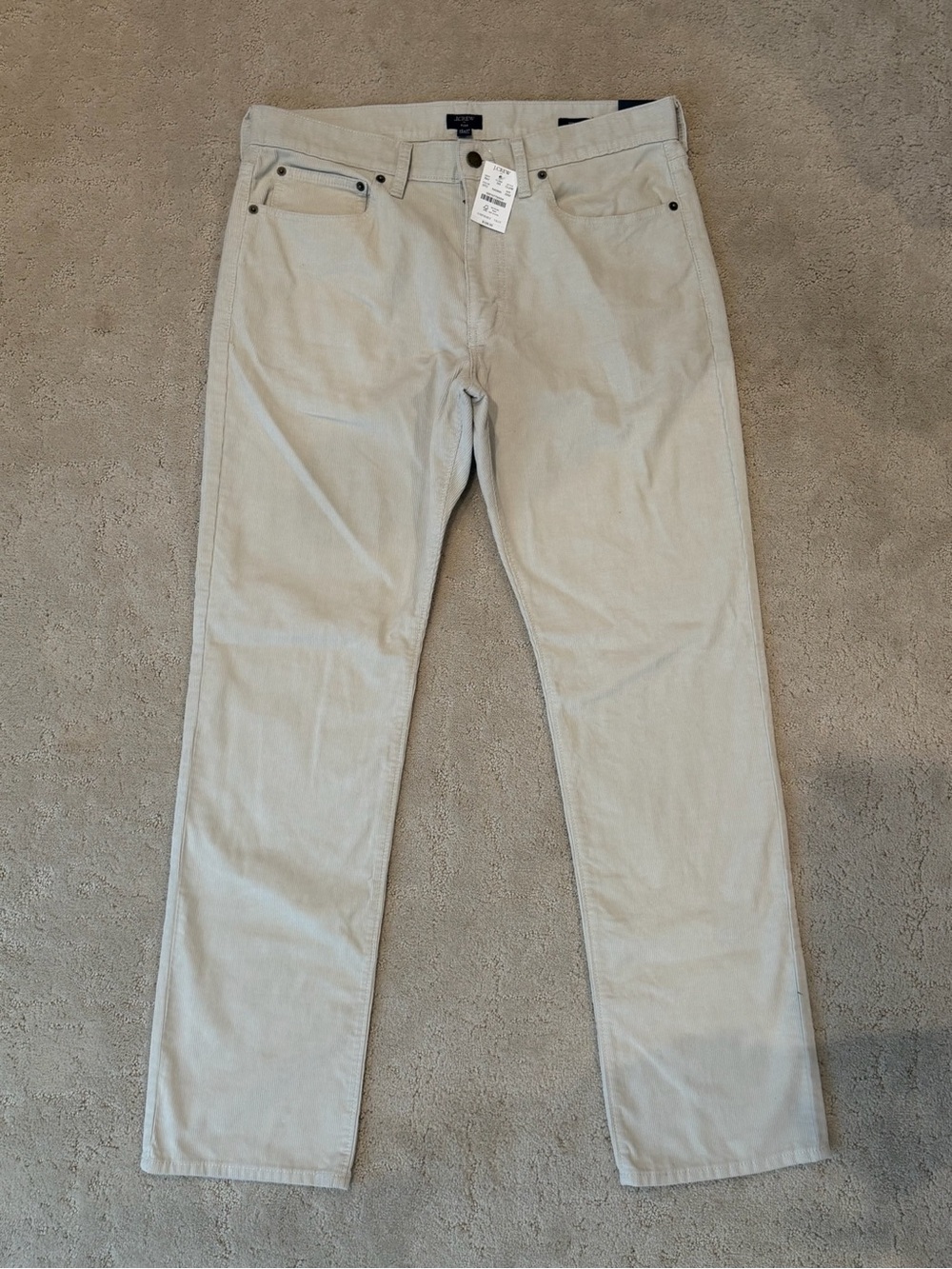 J. Crew Men's Slim Straight Jeans in Light Tan